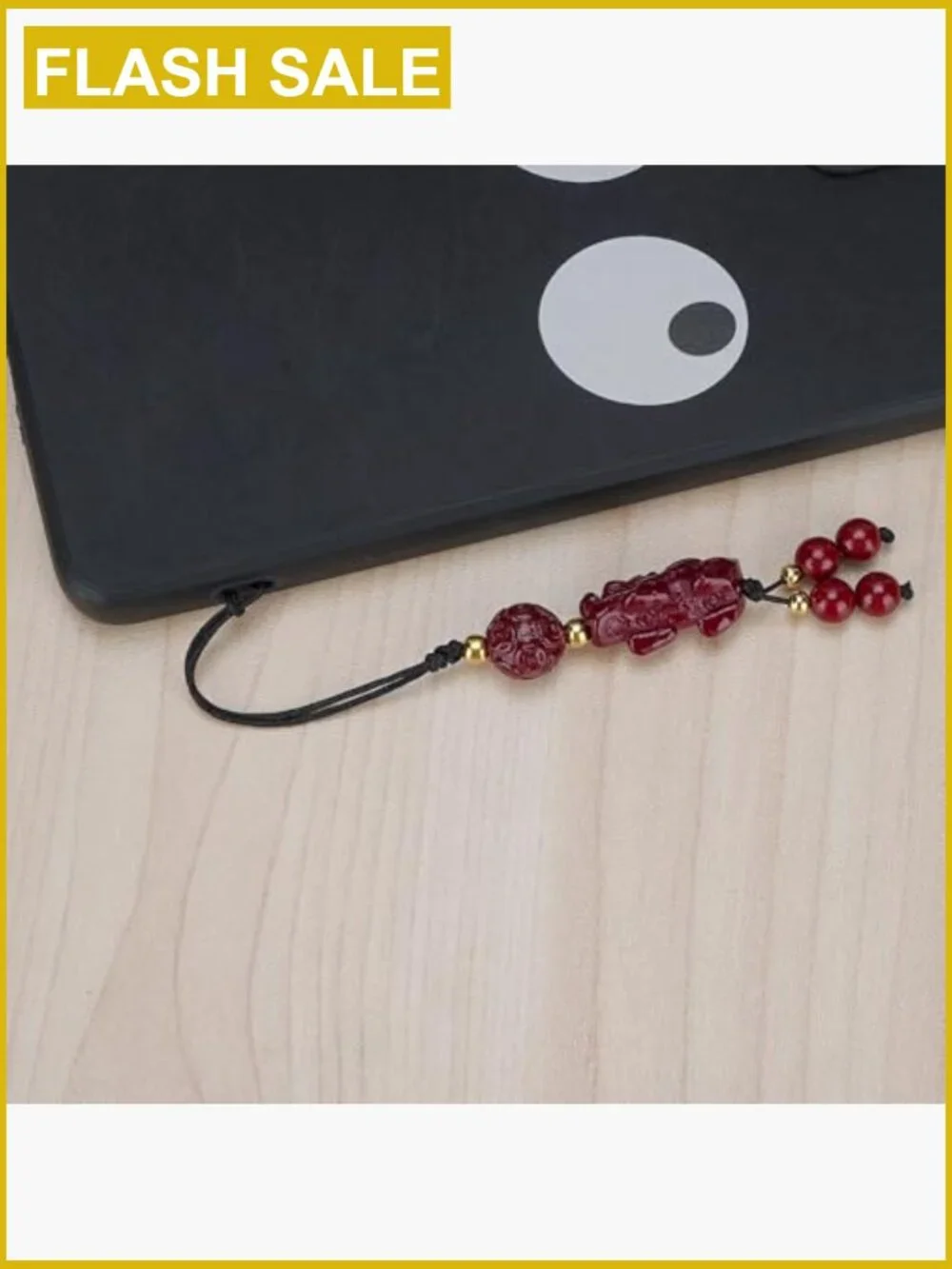 Feng Shui Pi Xiu Phone Charm Keychain Pendant for Wealth